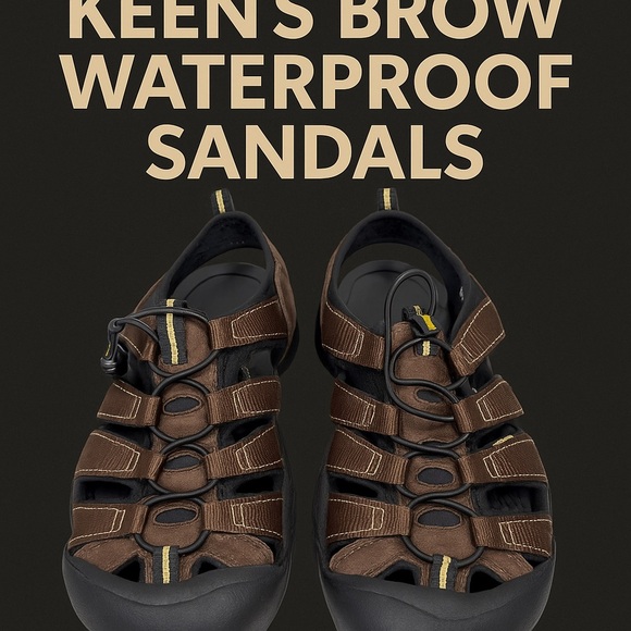 Keen Other - KEEN Men’s Size 12 Waterproof Sandals Brown Closed Toe Hiking Sh